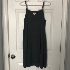Charcoal grey Lou & Grey swing dress.